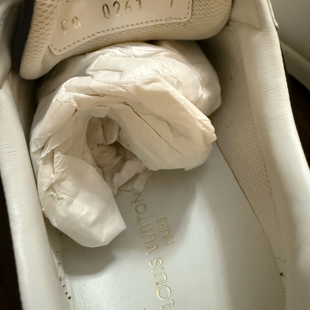 Louis Vuitton White and Black Sneakers - Picture 5 of 5